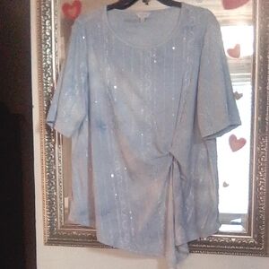 Coral Bay Light Blue Women's Top